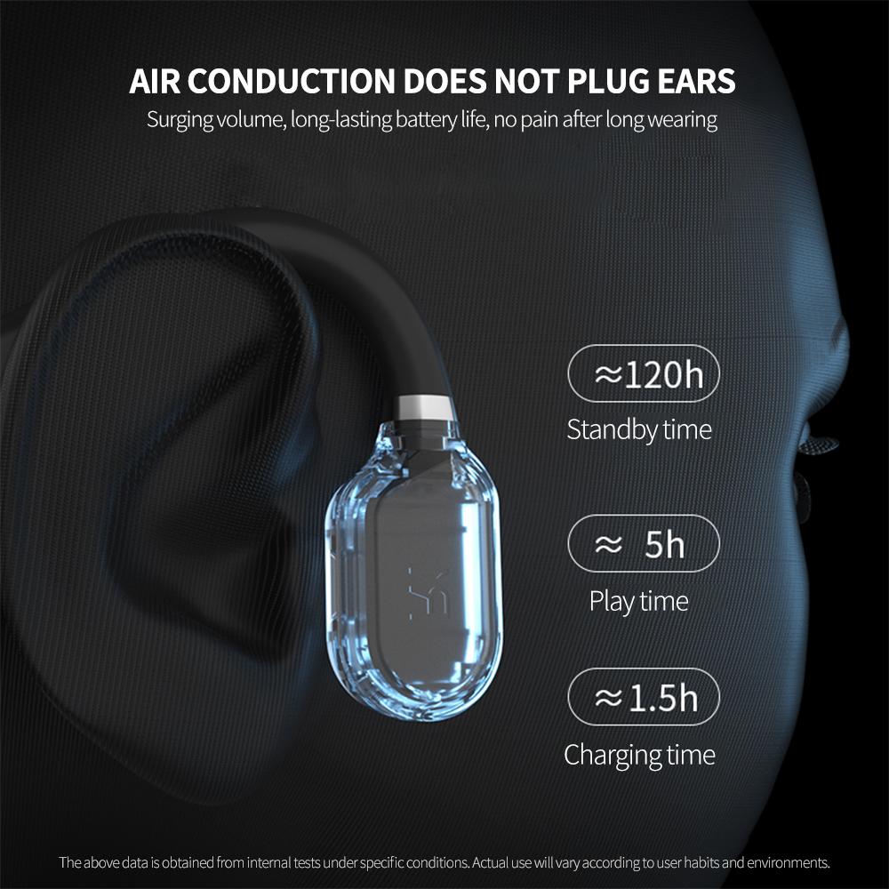 Image of Bone Conduction Headphones Bluetooth Wireless Sports Earphone 166435276 from Edmene LLC
