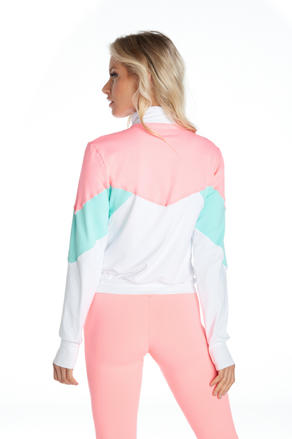 Image of Jessica Color Block Women Workout Jacket 602092862 from Edmene LLC