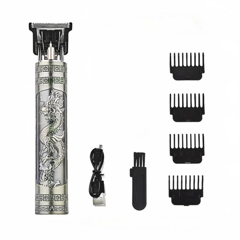 Image of 2025 T9 Hairclipper Beard Shaving Body Hair Trimmer Clippers Electric Machine Men Haircut Machine 0Mm Barber Shaverdragon Carved from Edmene LLC
