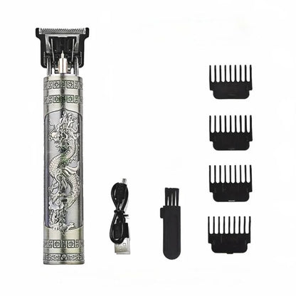 Image of 2025 T9 Hairclipper Beard Shaving Body Hair Trimmer Clippers Electric Machine Men Haircut Machine 0Mm Barber Shaverdragon Carved from Edmene LLC