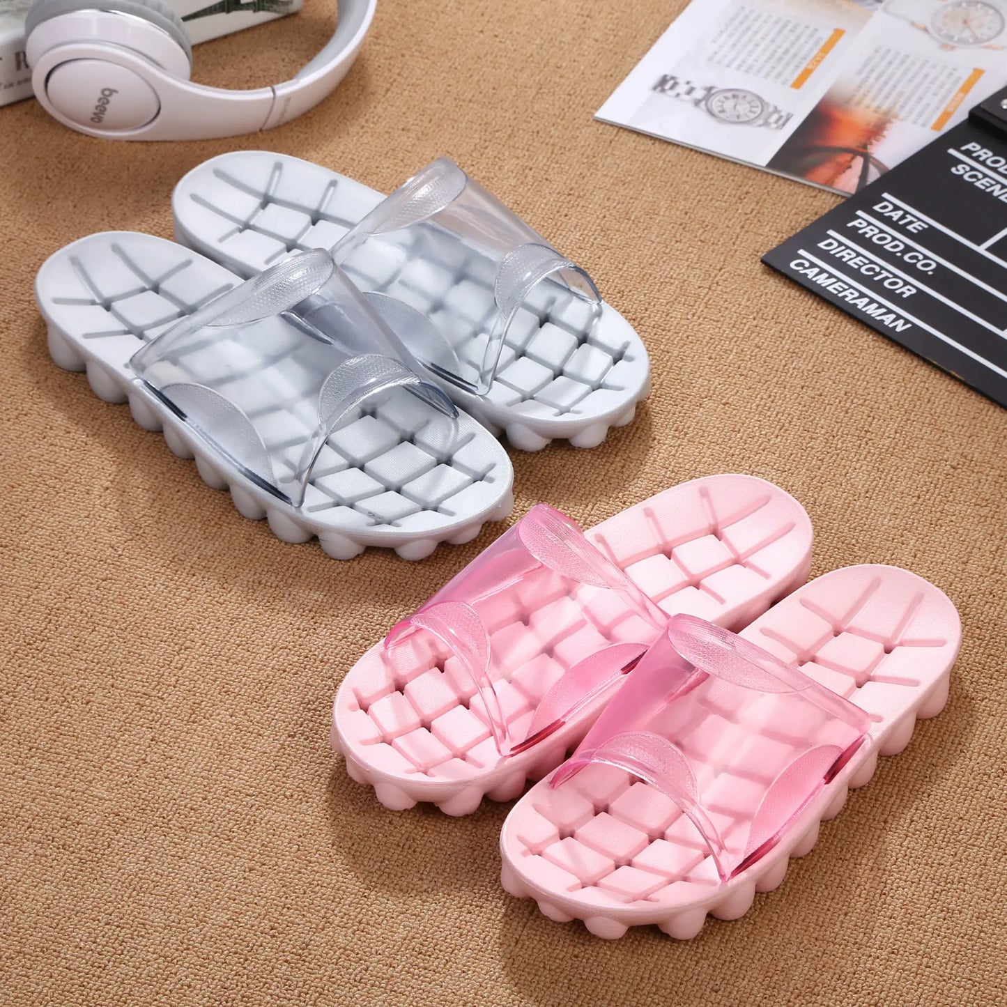 Summer Non-Slip Bathroom Slippers