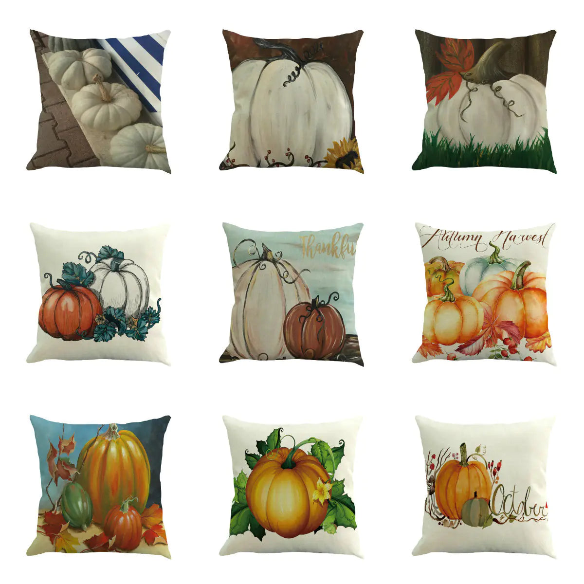 Thanksgiving Cushion Pillow Cover