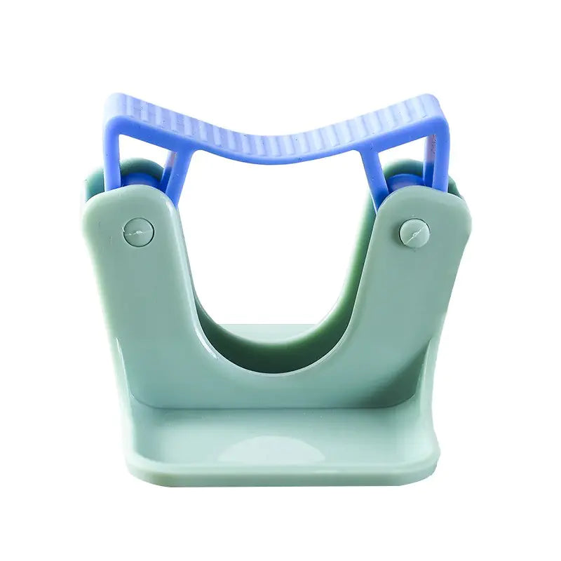 Wall-Mounted Mop Holder with Strong Adhesive (Bathroom)