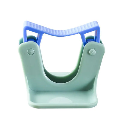 Wall-Mounted Mop Holder with Strong Adhesive (Bathroom)