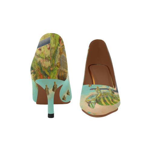 Image of Dandelions Womens Pointed Toe Low Heel Pumps Model 53 890963151 from Edmene LLC