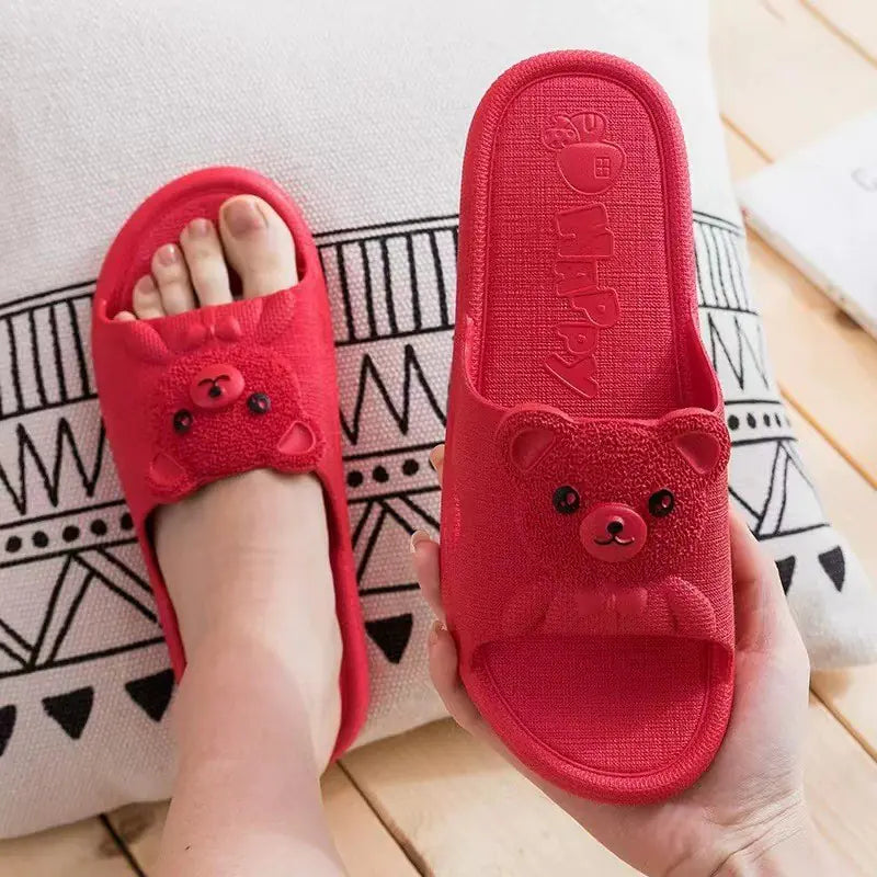 Cartoon Soft Bottom Non-Slip Bathroom Sandals