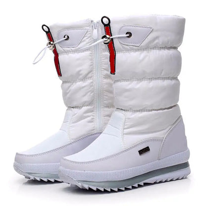 Winter Waterproof Thick Anti-Ski Boots