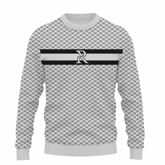 Image of Rose Paulino Official Mens Polar White Sweater from Edmene LLC