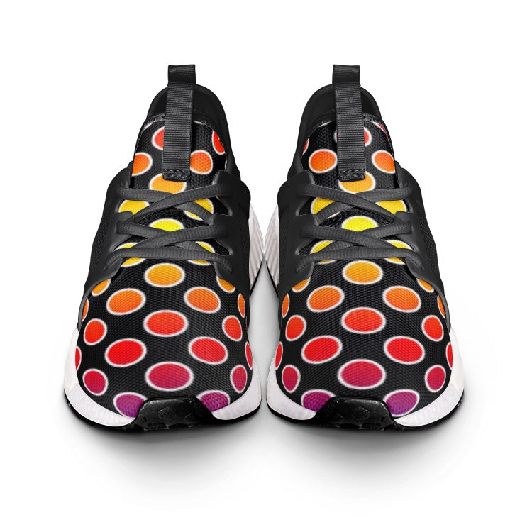 Image of Viper Shoes Style 54Tr Circle Black Canvas Unisex Lightweight Sneaker 859362290 from Edmene LLC