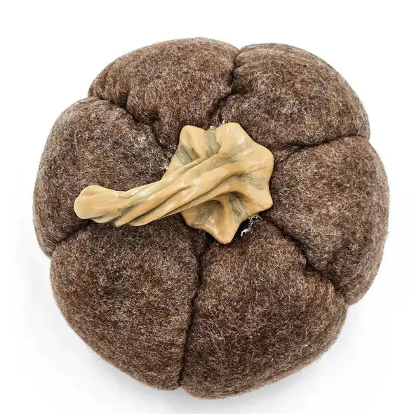 Set Of 3, 8.3x8.3x5.5 Brown Pumpkin, Pumpkin Ornament Decor For Holiday Harvest Festival Fall Festival  Thanksgiving