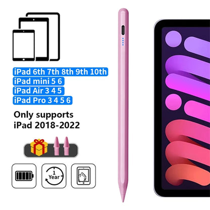 For Apple Pencil 2 Wireless Charging Palm Rejection Stylus Pen for iPad Air 4 5 Pro 11 12.9 Mini 6 Accessories for iPad Pencil