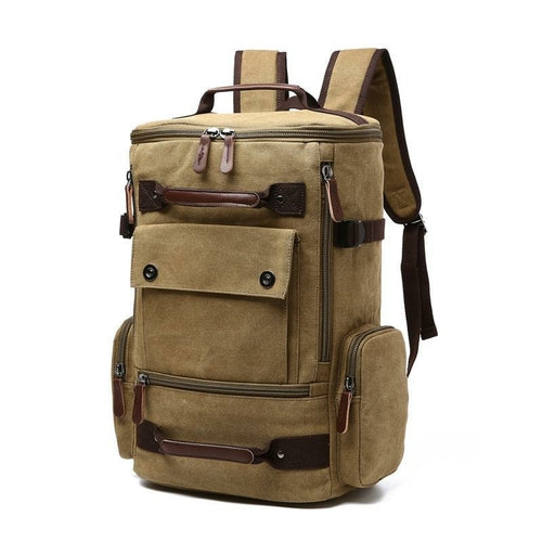 Image of Canvas Shoulder Casual Backpack 1114305639 from Edmene LLC