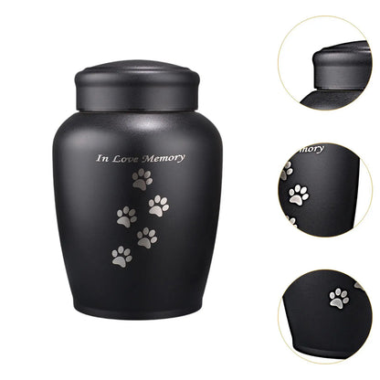 Image of New Multi Colored Stainless Steel Pet Urn Sealed Funeral Memorial Ash Holder For Dog Cat Bird Mouse Cremation Ashes from Edmene LLC