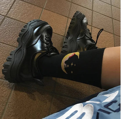 Chunky Platform Harajuku Shoes - Dad Shoes