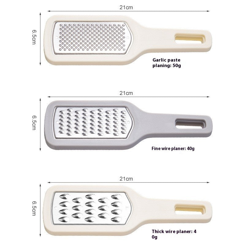 3 In 1 Cheese Grater Portable Handheld Stainless Steel Vegetable