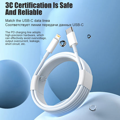 Image of Pd 30W Usb Type C Cable For Apple Iphone 16 15 13 12 11 14 Pro Max Plus Iphone Charger Cable Fast Charging Usb Cable Accessories from Edmene LLC