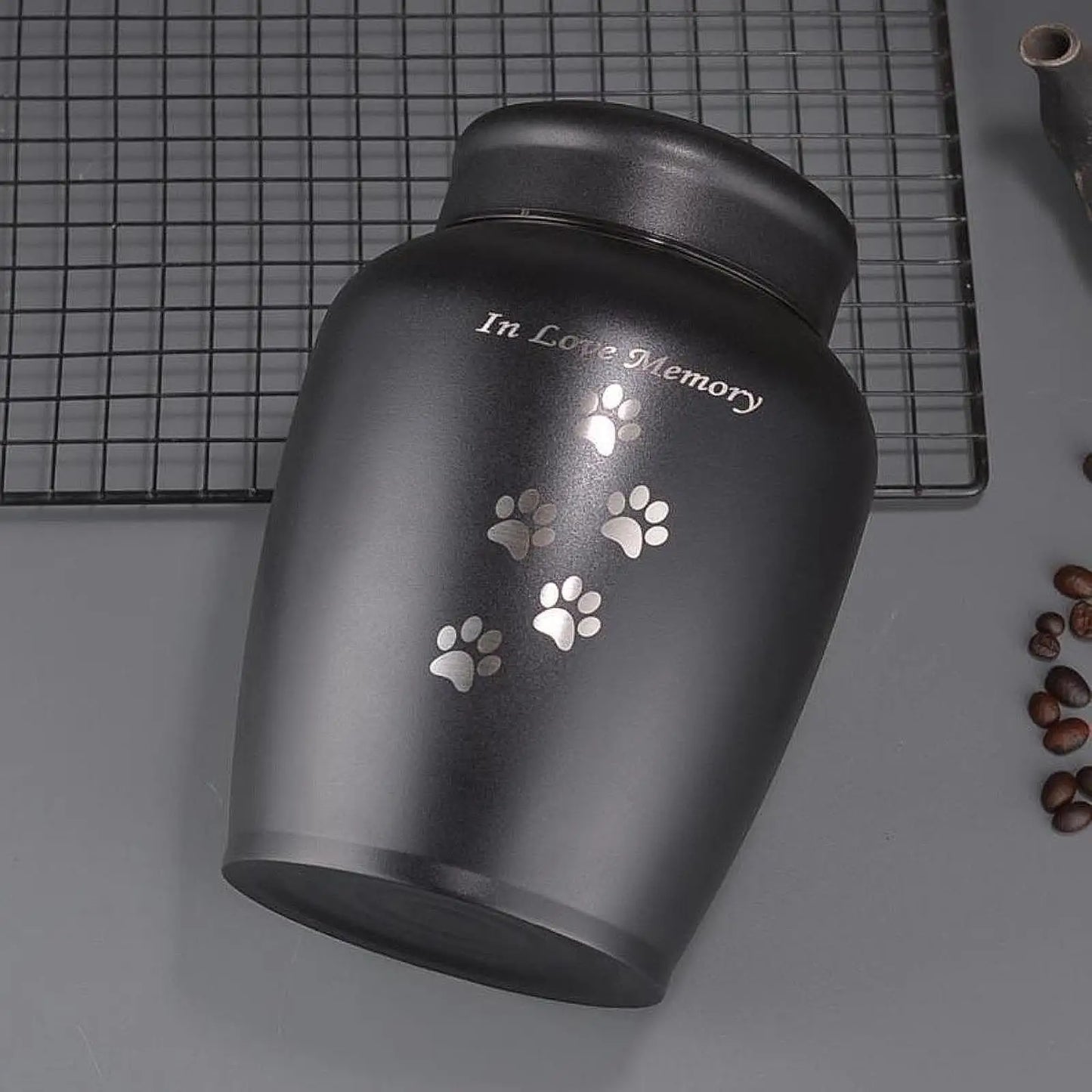 Image of New Multi-Colored Stainless Steel Pet Urn Sealed Funeral ... from Edmene LLC