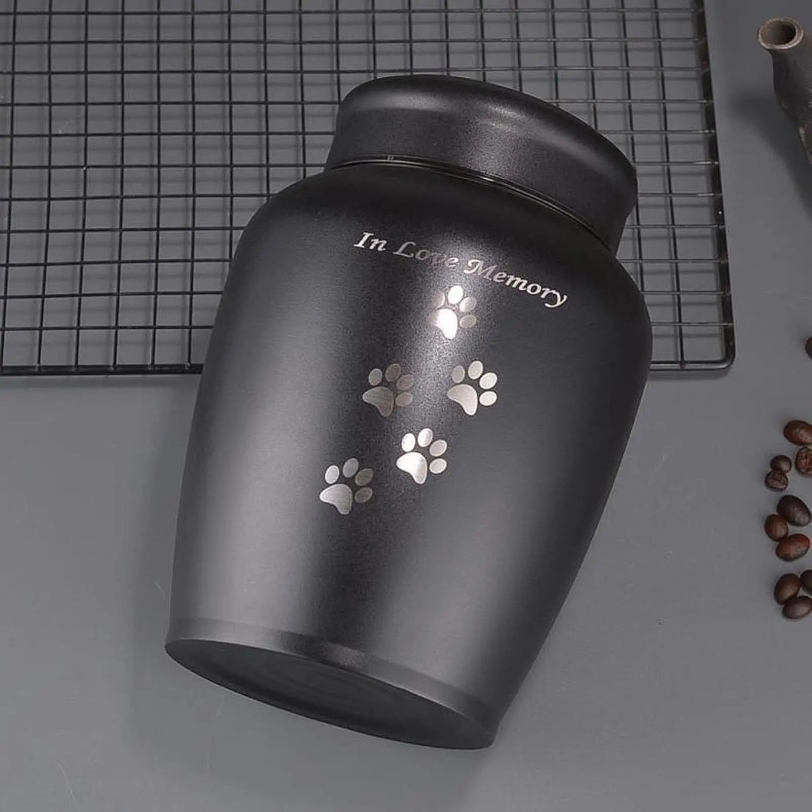 Image of New Multi-Colored Stainless Steel Pet Urn Sealed Funeral ... from Edmene LLC