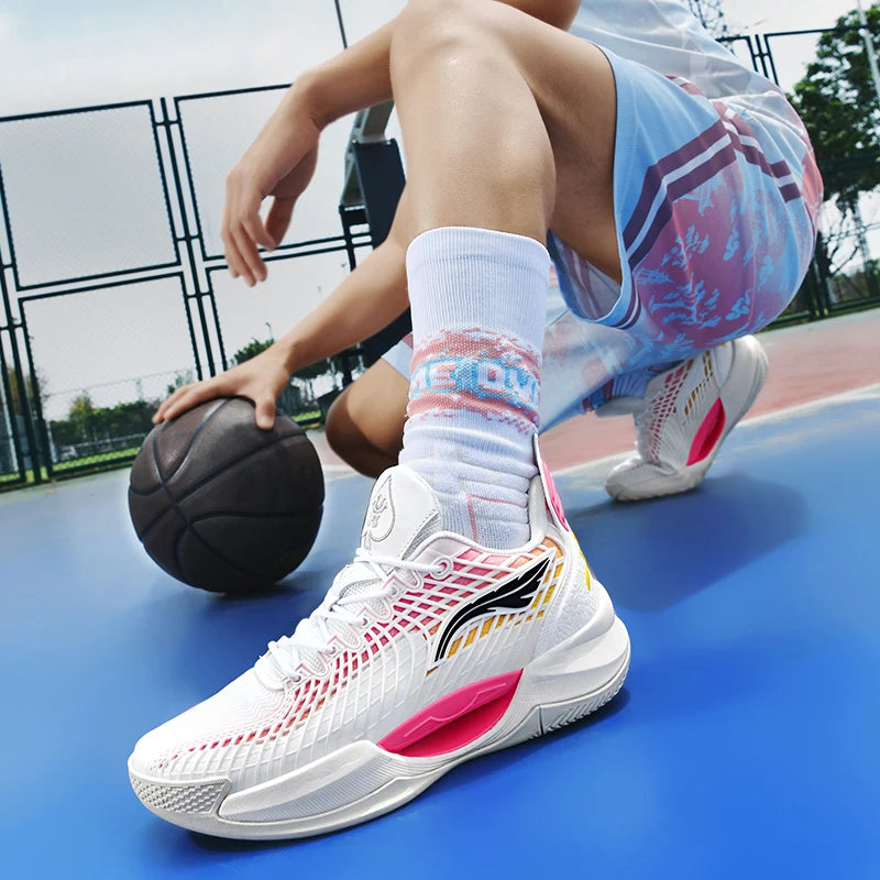 Image of 2025 New Mens Basketball Shoes Trendy Casual Comfortable Cushioned Stable Durable Stylish Outdoor Sports Footwear from Edmene LLC