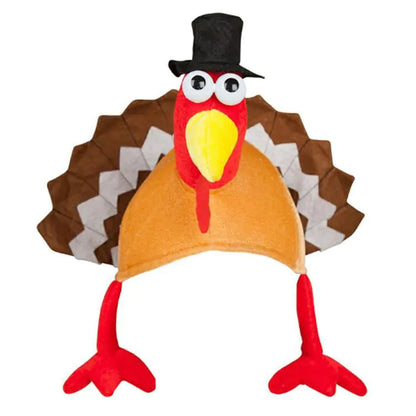 Cartoon Turkey Hat for Thanksgiving Festivities