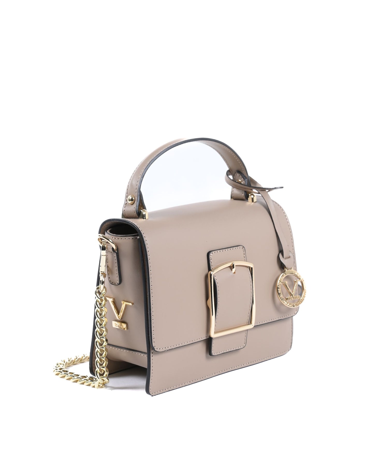 Image of V Italia Womens Handbag V505 52 Ruga Taupe 1177040523 from Edmene LLC