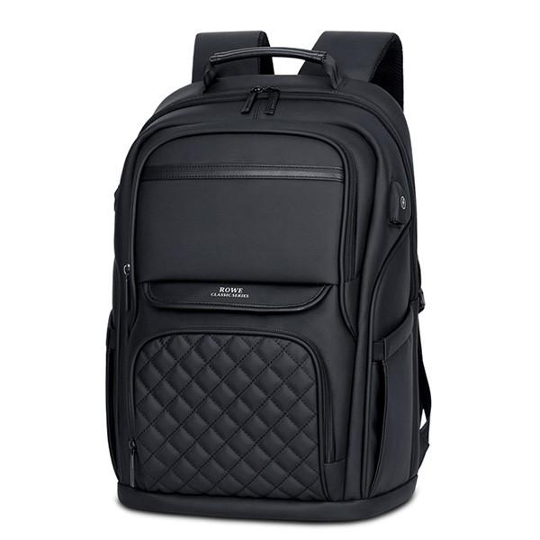 Image of Elegant Black Business Backpack For Men from Edmene LLC