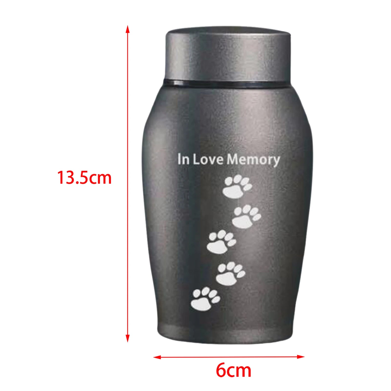 Image of New Multi Colored Stainless Steel Pet Urn Sealed Funeral Memorial Ash Holder For Dog Cat Bird Mouse Cremation Ashes from Edmene LLC
