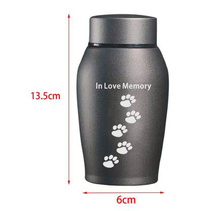 Image of New Multi Colored Stainless Steel Pet Urn Sealed Funeral Memorial Ash Holder For Dog Cat Bird Mouse Cremation Ashes from Edmene LLC