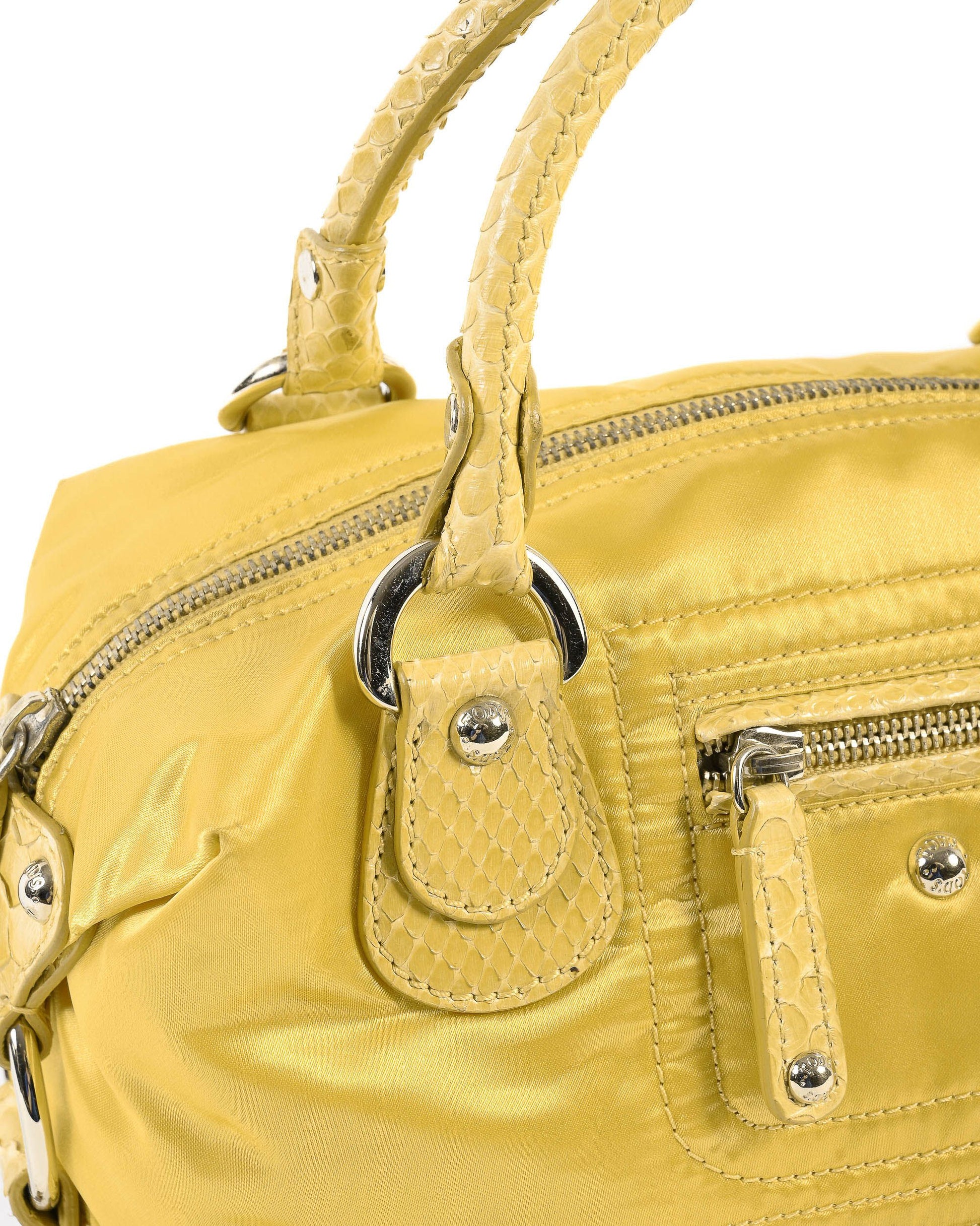 Image of Tods Womens Handbag Wadbh1 100 Yellow 166867924 from Edmene LLC