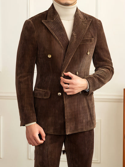 Caverton™ – Double-Breasted Luxury Suit (Autumn Edition)