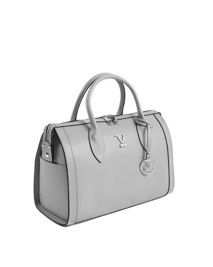 Image of V Italia Womens Handbag Grey V014 S Saffiano Grigio 1129812904 from Edmene LLC