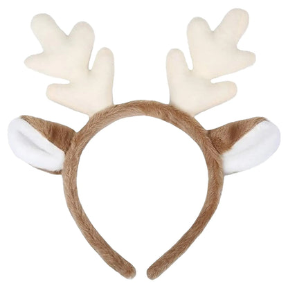 Eostankr Christmas Headband Reindeer Antlers Headbands Christmas Hair Bands Christmas Costume Accessories for Women Holiday Party Cosplay