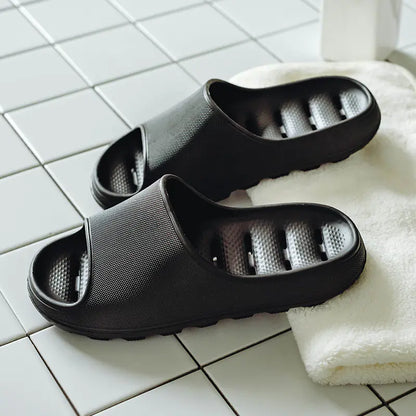 Thick-Soled Non-Slip Bathroom Sandals for Couples
