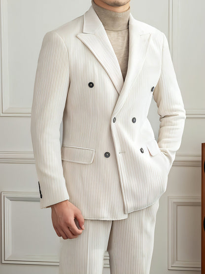 Caverton™ – Double-Breasted Luxury Suit (Autumn Edition)