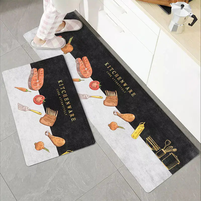 Modern Simple Kitchen Floor Mats
