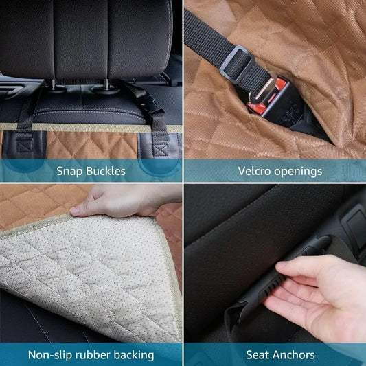 Image of Truck Dog Car Seat Covers Back Seat, Waterproof Dog Car H... from Edmene LLC