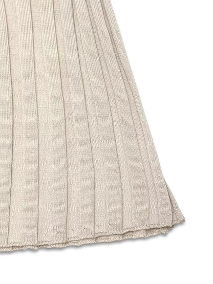 Ribbed Knit V-Neck Long Sleeve Maxi Dress