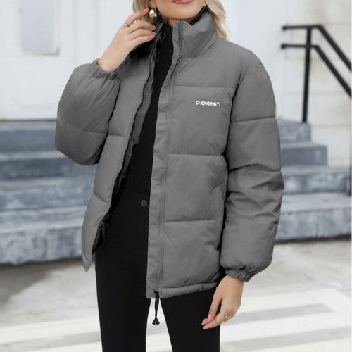 Winter Coat Women Casual Windproof Down Cotton Coat Warm Thickened