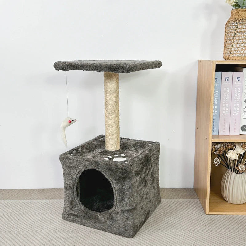Image of Yxt Pet Supplies Natural Sisal Cat Climbing Frame Square Flannel Cat Nest Home Decorations from Edmene LLC