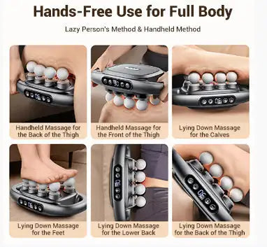16-Drive 8-Head Massage Gun Set Fascia Gun High Frequency...