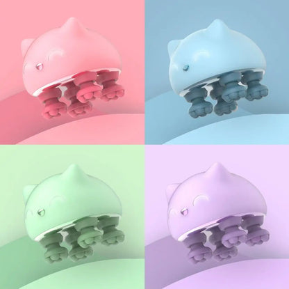 Image of Automatic Rechargeable Electric Massager Human-Pet Dual U... from Edmene LLC