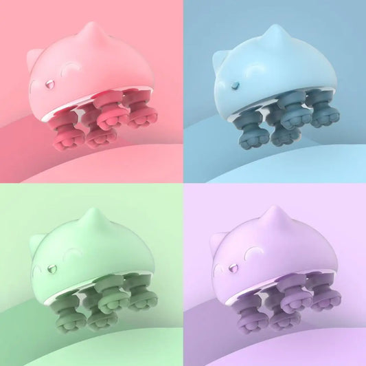 Image of Automatic Rechargeable Electric Massager Human-Pet Dual U... from Edmene LLC