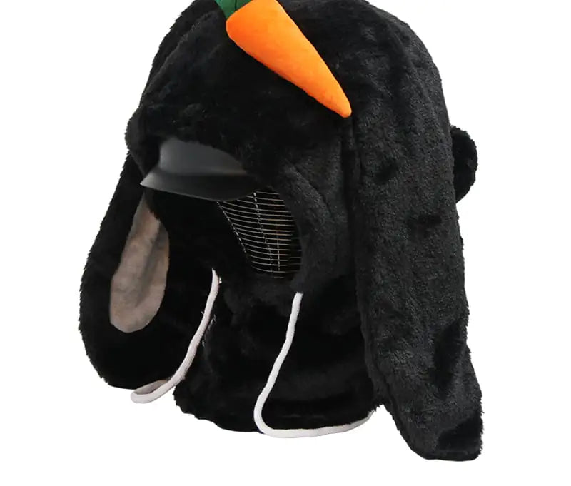Cute Rabbit Ski Face Helmet Cap