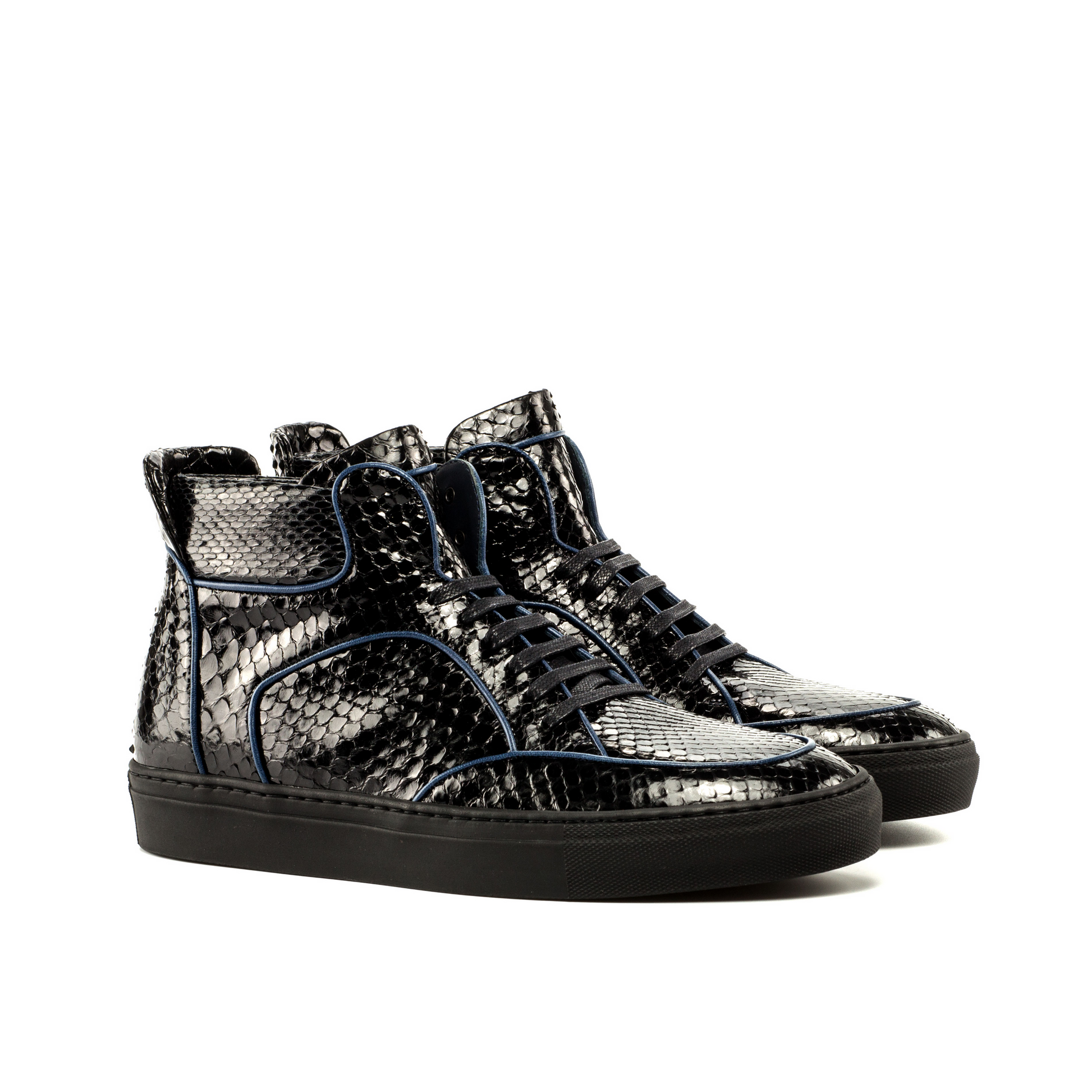 Image of Dtown Python High Top Sneakers from Edmene LLC
