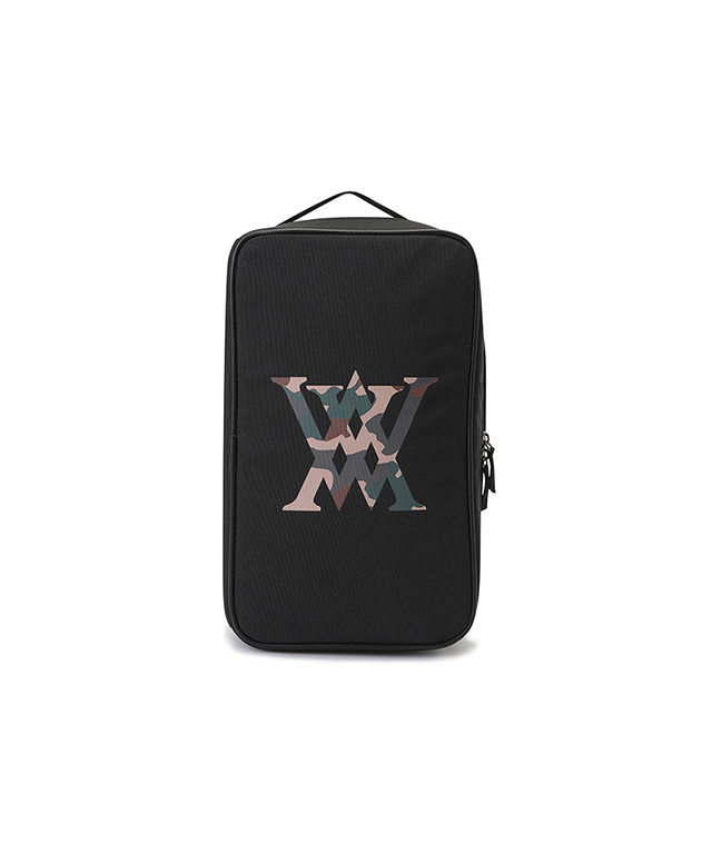 Image of Anew Golf Mens Camo Wingtip Brogue Shoes Black 1468705852 from Edmene LLC