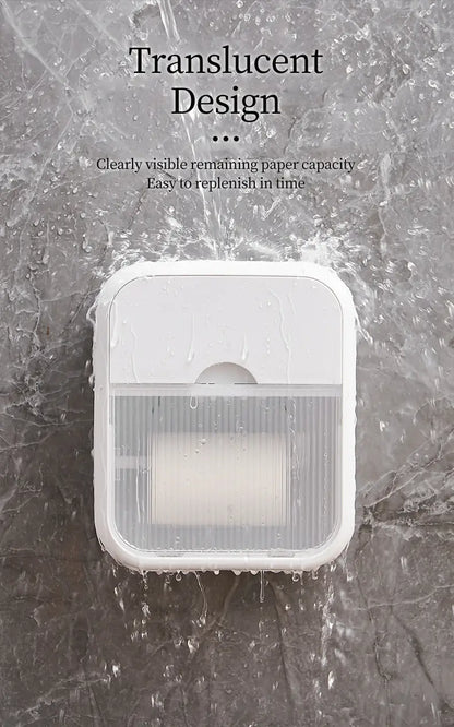 Double Layer Waterproof Tissue Box Holder for Bathroom