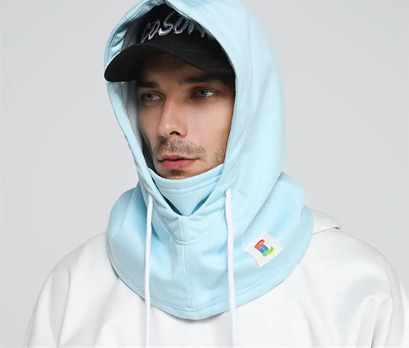 Cute Rabbit Ski Face Helmet Cap