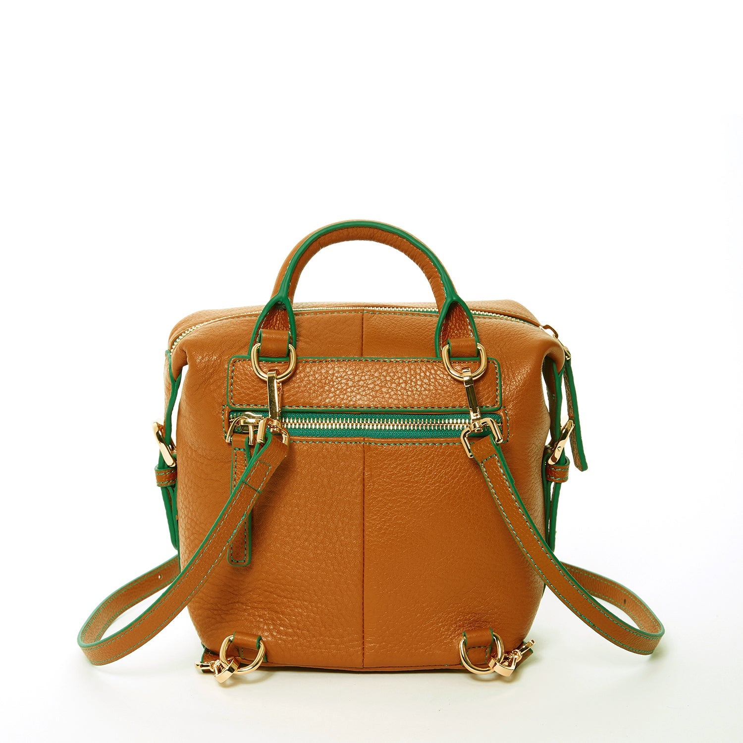 Image of Ashley Small Brown Leather Backpack Women 104731311 from Edmene LLC