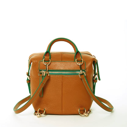 Image of Ashley Small Brown Leather Backpack Women 104731311 from Edmene LLC