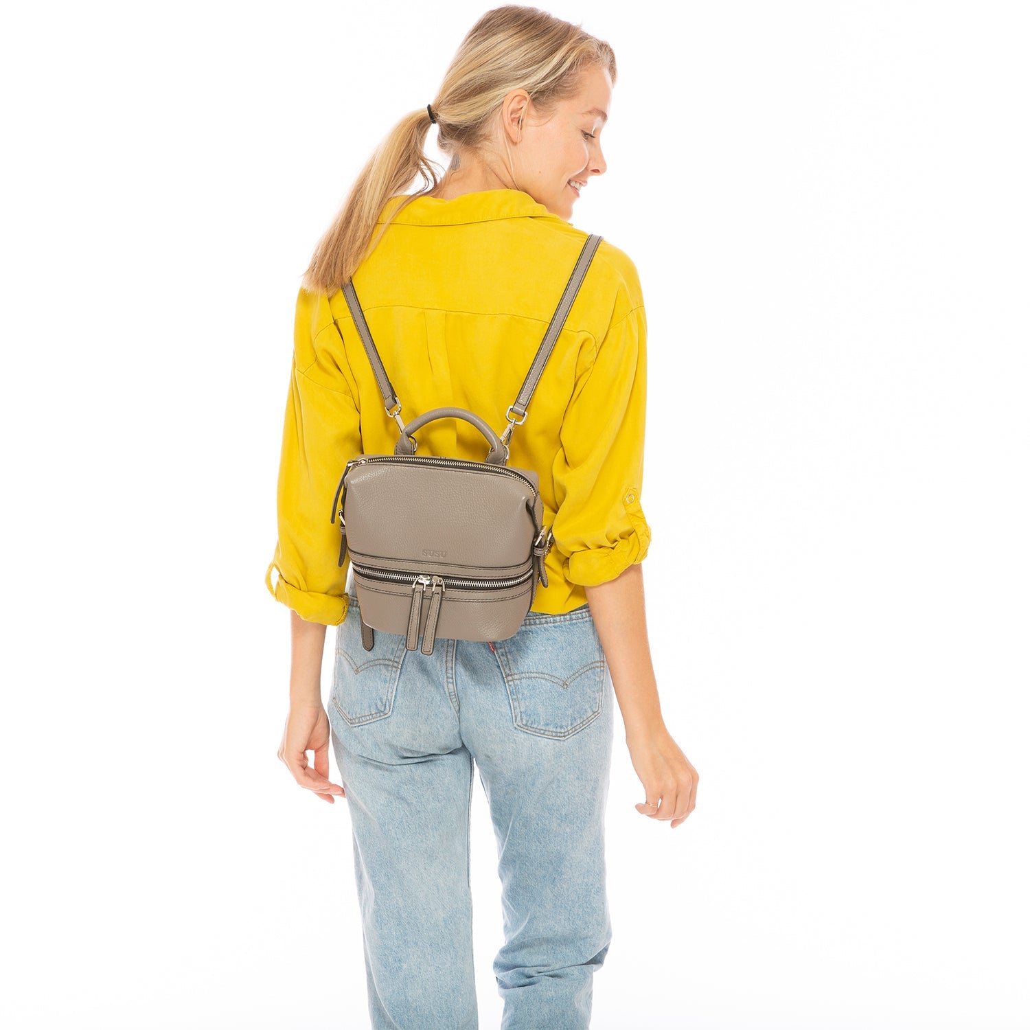 Image of Ashley Womens Leather Backpack Purse 43128981 from Edmene LLC